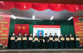 Đảng ủy - Bộ Chỉ huy Quân sự tỉnh: Tôn vinh “Người chiến sĩ sao vuông - Kiên cường chống dịch”