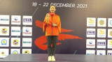 越南选手黄氏美心获得2021年亚州空手道锦标赛冠军