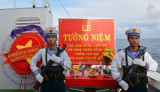 Naval soldiers who died on southern continental shelf commemorated