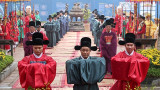 河内升龙皇城再现宫廷过年祭祀礼仪