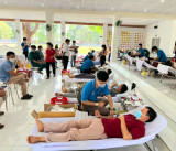 Huyện Dầu Tiếng tiếp nhận 360 đơn vị máu tại lễ hội Xuân Hồng năm 2022