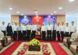 Leaders of Binh Duong province receive religious dignitaries on Tet occasion