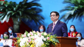 越南第十三次全国妇女代表大会开幕 范明正总理出席并发表讲话