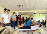 Huyện Dầu Tiếng tiếp nhận hơn 380 đơn vị máu