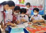 Thị đoàn Bến Cát ra mắt không gian đọc sách tại trường học