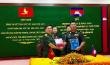 Bộ Chỉ huy Quân sự tỉnh Bình Dương và Tiểu khu Quân sự tỉnh Kandal (Campuchia) ký kết biên bản hợp tác