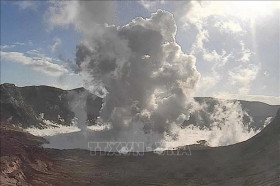 Philippines lowers alert level for Taal volcano
