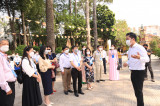Delegates visit places characterizing Binh Duong provincial cultural, socio-economic development