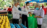 Hội chữ thập đỏ huyện Phú Giáo: Tổ chức “phiên chợ 0 đồng” trao quà hỗ trợ người khó khăn