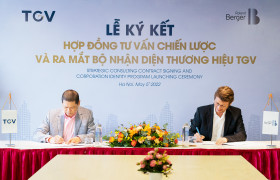 Lễ ký kết hợp đồng tư vấn chiến lược và ra mắt bộ nhận diện thương hiệu mới TGV
