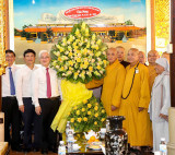 Binh Duong provincial Buddhism has important contributions, responsibility and gratitude