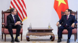 越南政府总理范明正会见美国国务卿安东尼·布林肯