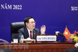 Chủ tịch Quốc hội gặp gỡ Chủ tịch Nhóm Nghị sỹ hữu nghị Lào-Việt
