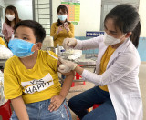 Tiêm vắc xin ngừa Covid-19 cho trẻ 7, 8, 9 tuổi: Bảo đảm an toàn, không để hao phí vắc xin