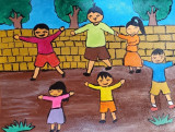 Painting exhibition displays underprivileged kids’ artworks