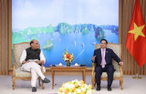 Thủ tướng Phạm Minh Chính tiếp Bộ trưởng Quốc phòng Ấn Độ