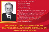 Phạm Hùng - Nhà lãnh đạo có uy tín lớn của Đảng