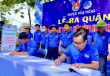Huyện Dầu Tiếng: Ra quân Chiến dịch thanh niên tình nguyện hè năm 2022