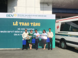 BIDV Bình Dương: Tặng xe cứu thương cho Trung tâm Y tế huyện Phú Giáo