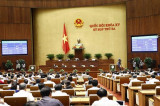Quốc hội thảo luận ở hội trường về dự án Luật Dầu khí (sửa đổi)
