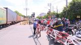 TP.Dĩ An: Nhiều hoạt động bảo đảm an toàn giao thông đường sắt
