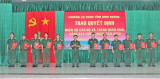 Đảng ủy Quân sự tỉnh: Trao quyết định cán bộ và nâng lương, thăng quân hàm quân nhân chuyên nghiệp