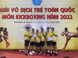 Giải vô địch Kickboxing trẻ toàn quốc 2022: Bình Dương đạt thành tích ấn tượng