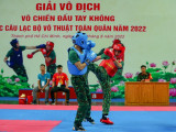 Khai mạc Giải vô địch võ chiến đấu tay không các câu lạc bộ võ thuật toàn quân 2022