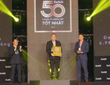 Năm thứ 2 liên tiếp Becamex IDC được vinh danh TOP 50 công ty niêm yết tốt nhất Việt Nam