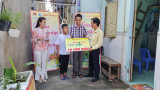 Chương trình Ươm mầm khát vọng trao hỗ trợ cho 2 bệnh nhi ở TP.Thuận An và huyện Dầu Tiếng