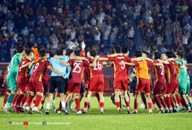 越南U20球队和巴勒斯坦U20球队友谊赛即将开赛