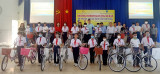 Bikes, scholarships donated to students of harsh circumstances