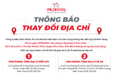 Công ty Bảo hiểm Nhân thọ Prudential Việt Nam thông báo thay đổi địa chỉ