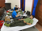 Hơn 350 cán bộ, chiến sĩ công an tham gia hiến máu tình nguyện