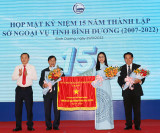 Provincial Department of Foreign Affairs celebrates 15th anniversary