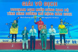 Giải vô địch Vovinam Cụm miền Đông Nam bộ Bình Dương mở rộng năm 2022: Đội chủ nhà giành hạng ba toàn đoàn
