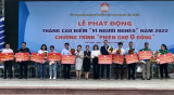Peak month for the poor 2022 initiated in Tan Uyen town