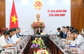Tổng Công ty Becamex IDC phối hợp với UBND tỉnh Bình Định tổ chức Hội nghị trực tuyến xúc tiến đầu tư với doanh nghiệp Úc