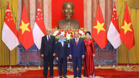 新加坡总统圆满结束对越南的国事访问