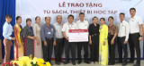 Dau Tieng branch of Bank for Agriculture and Rural Development donate equipment to An Lap Secondary School