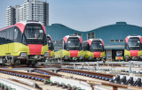 呠至河内火车站轻轨列车自12月5日起试运