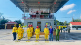 Diễn tập ứng phó sự cố tràn dầu tại kho cảng xăng dầu Bình Thắng