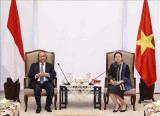 Indonesian legislative bodies’ websites highlight leaders' meetings with Vietnamese President