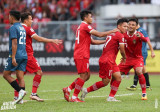Đội tuyển Indonesia mở tiệc bàn thắng trên sân Brunei