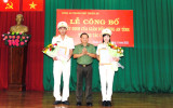 Ra mắt 2 phó trưởng Công an TP.Thuận An