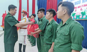 Bộ Chỉ huy Quân sự tỉnh Bình Dương: Tiễn quân nhân hoàn thành nghĩa vụ quân sự trở về địa phương