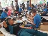 Hội Chữ thập đỏ TP.Thủ Dầu Một tiếp nhận gần 360 đơn vị máu