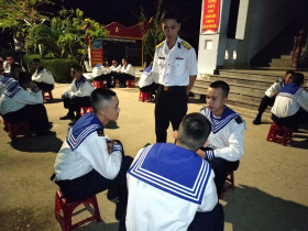 Những ngày đầu trong quân ngũ của chiến sĩ mới ở Vùng 4 Hải quân