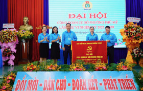 TP.Thủ Dầu Một: Công đoàn cơ sở phường Phú Mỹ tổ chức Đại hội điểm nhiệm kỳ 2023-2028