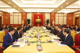 进一步提升越南共产党和柬埔寨人民党之间的合作层次和水平